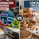 Diferencia entre contacto cruzado y contaminación cruzada Glucocelia